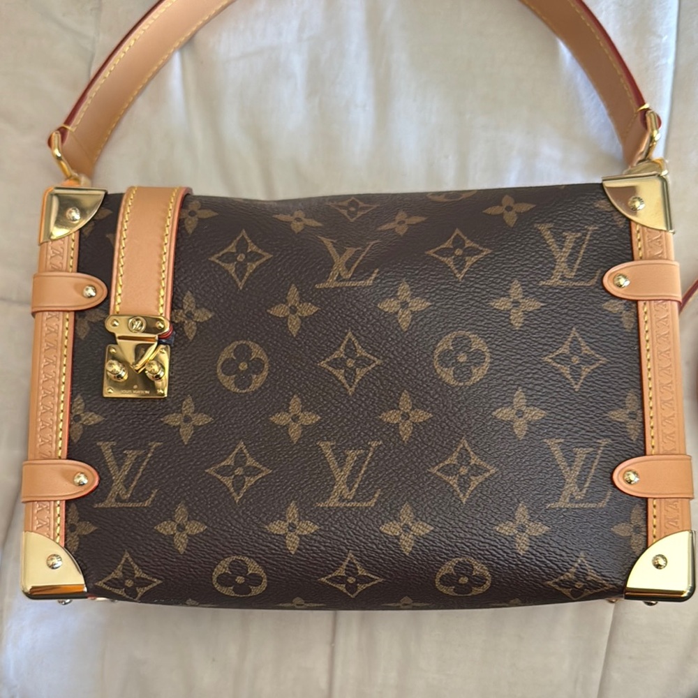 Louis Vuitton Brown and Tan side trunk mm